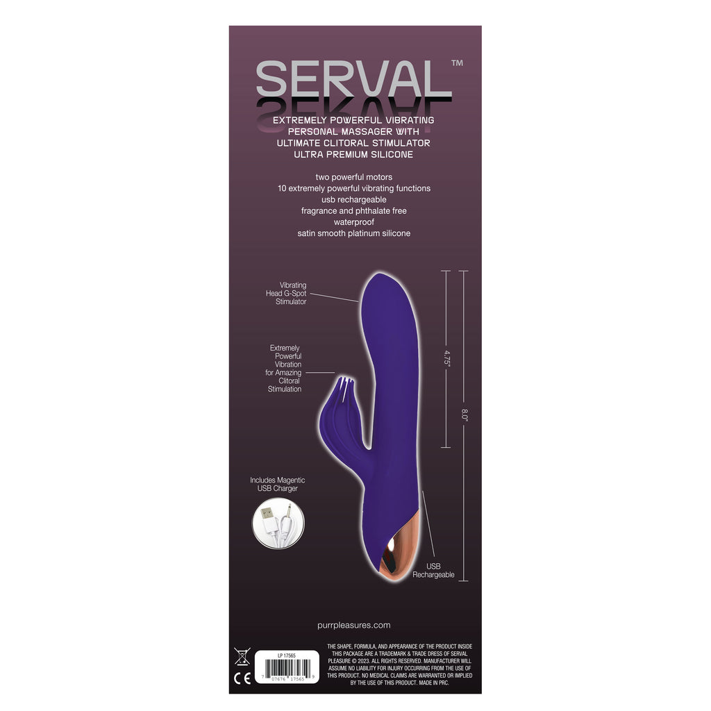 The Serval Rabbit Clitoral Stimulating Vibrator