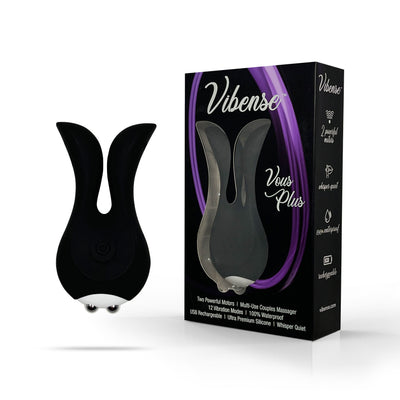 707676176311_2_2500x2500.jpgThe Vibense Vous Plus Multi Use Vibrator's flexible dual vibrating stems provide ample opportunity for more pleasurable stimulation to all of your sensitively sensual areas.