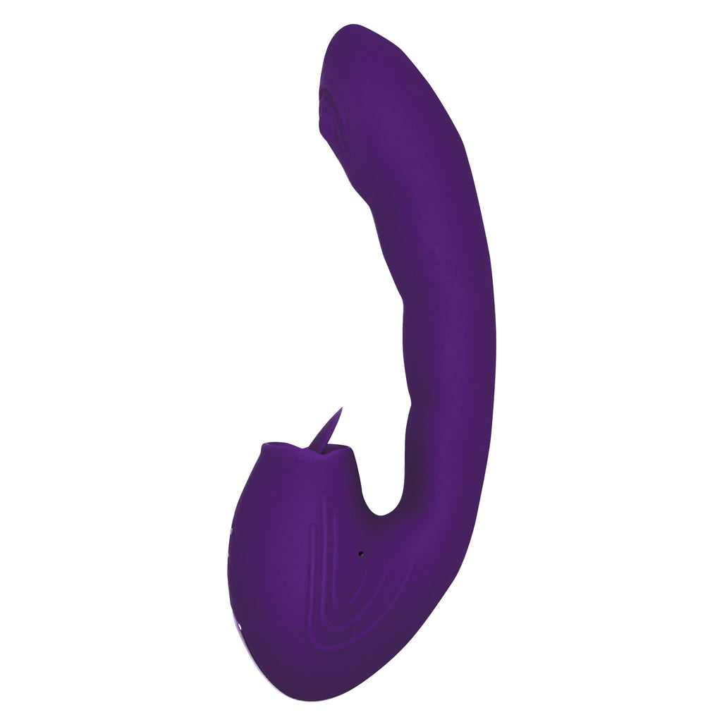 Cogner Licking Thumping Vibrator by Le Tongue in Purple
