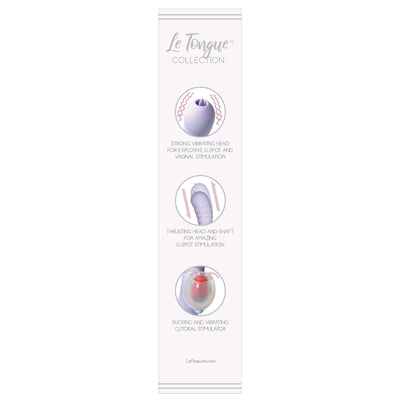 Le Tongue Collection Lavender Plonger Vibrating Personal Massager