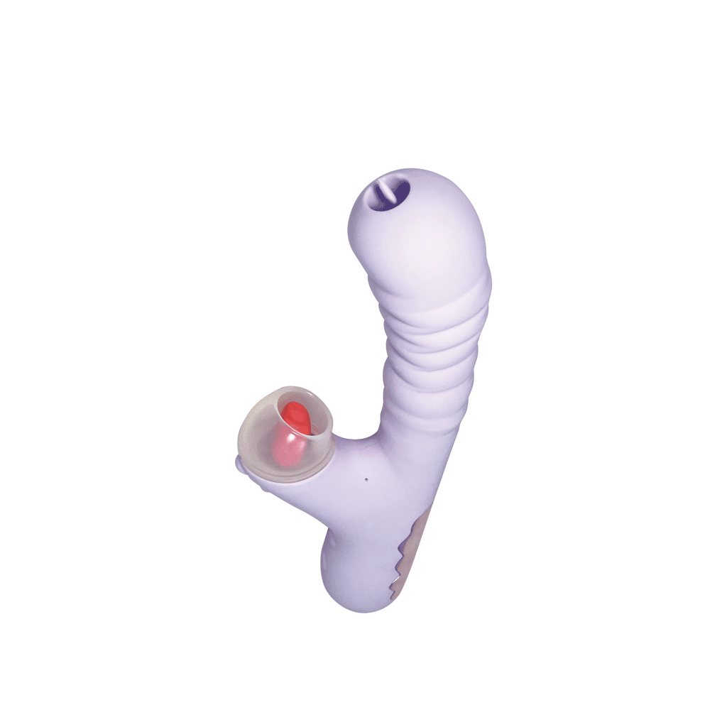 Le Tongue Collection Lavender Plonger Vibrating Personal Massager