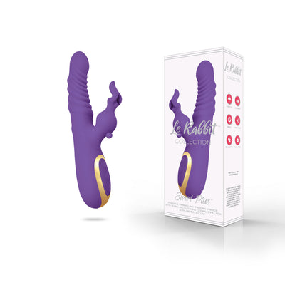 Swirl Plus Swirling and Thrusting Vibrator by Le Rabbit in Purple