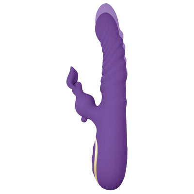 Swirl Plus Swirling and Thrusting Vibrator by Le Rabbit in Purple