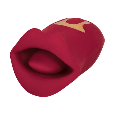 THE LE TONGUE LEVRES VIBRATING TONGUE MASSAGER - RED