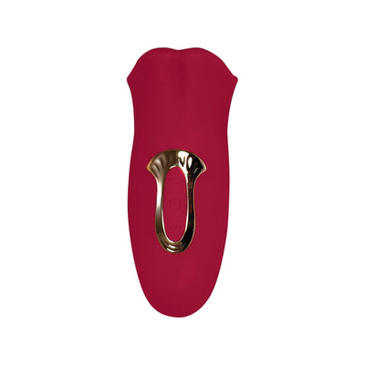 THE LE TONGUE LEVRES VIBRATING TONGUE MASSAGER - RED