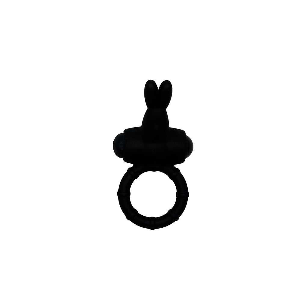Anvil Bashful Bunny Vibrating Cock Ring in Black