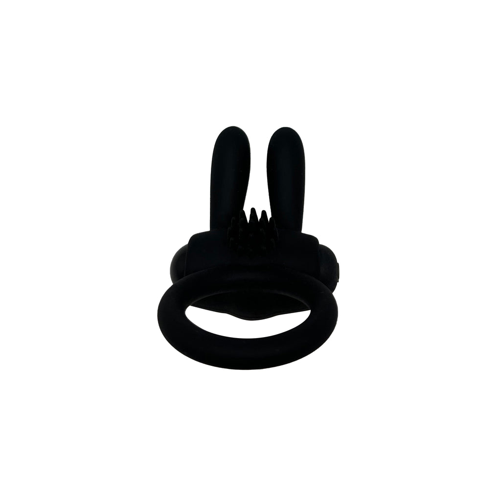 Anvil Bunny Vibrating Cock Ring Black