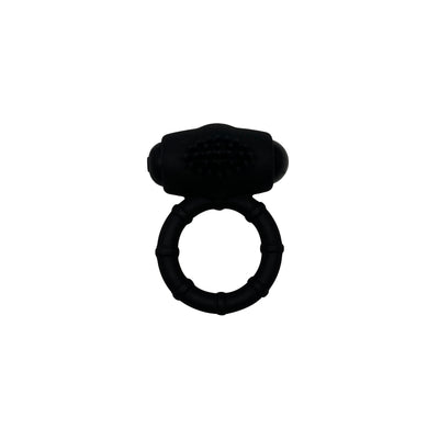 Anvil Tickler Vibrating Cock Ring in Black