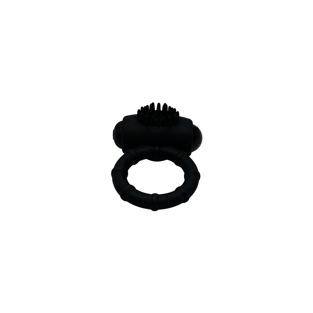 Anvil Tickler Vibrating Cock Ring in Black