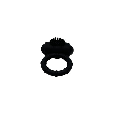 Anvil Tickler Vibrating Cock Ring in Black
