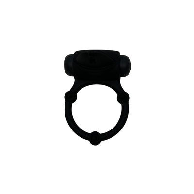 Anvil Buzz Vibrating Cock Ring in Black