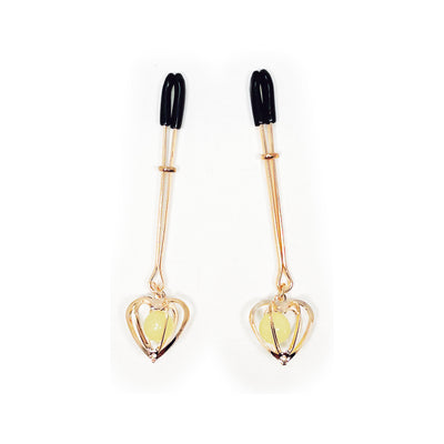 NW RG GND HEART NIPPLE CLIPS