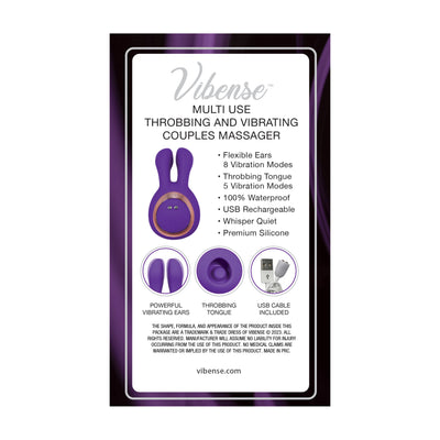 The Vibense Vous Xcite Dual Action Vibrator has two stimulating features that provide pleasure to all of your sexy, sensual areas