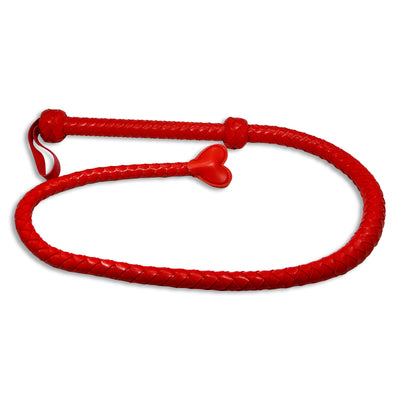 Heart Tail Whip by Fetish Pleasure Play in Red