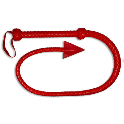 Devil Tail Whip by Fetish Pleasure Play in Red
