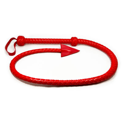 Devil Tail Whip by Fetish Pleasure Play in Red