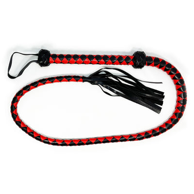 Cowboy Whip by Fetish Pleasure Play in Red and Black