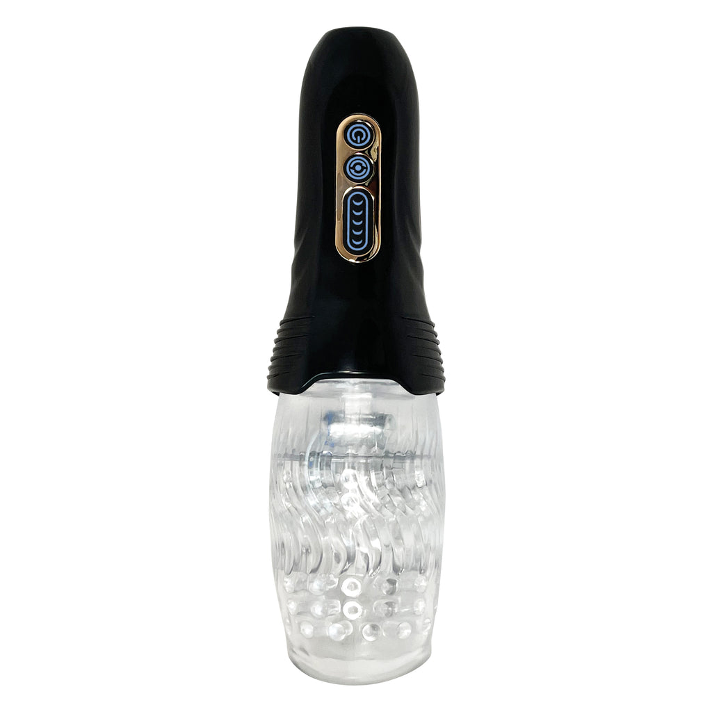 Pinnacle Male Thrusting Rotating Vibrating Rechargeable Masturbator Pinnacle Male Thrusting Rotating Vibrating Rechargeable Masturbator