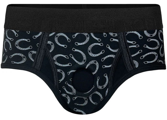 Unisex Horseshoes Harness Brief 1X