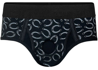 Unisex Horseshoes Harness Brief 1X