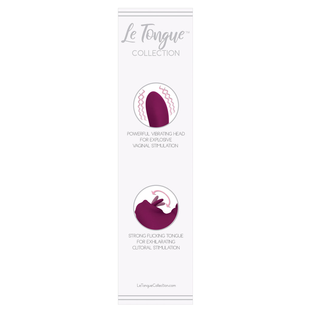 Le Tongue Flicker Clitoral & G-Spot Vibrator Le Tongue Flicker Clitoral & G-Spot Vibrator