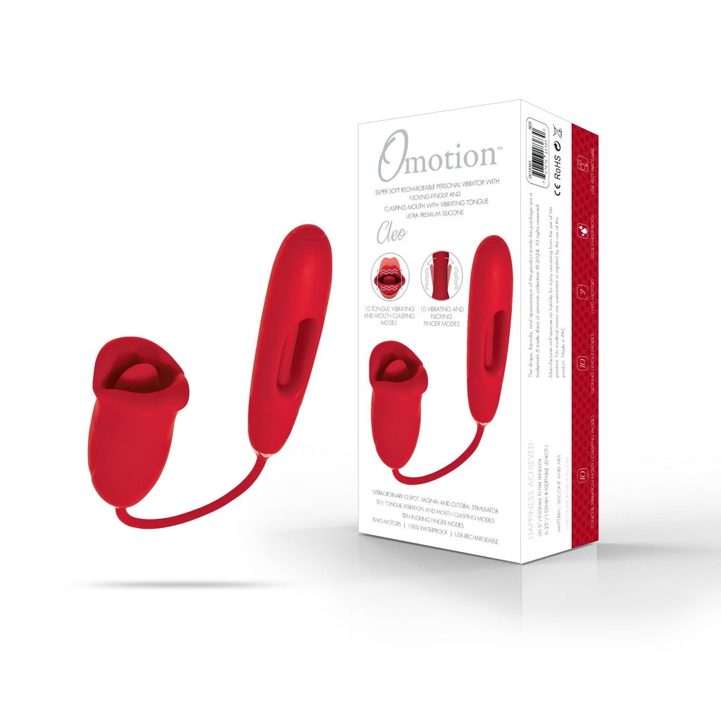 Omotion Cleo Dual Flutter Vibe Omotion Cleo Dual Flutter Vibe