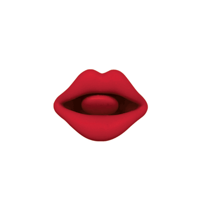 Omotion Cleo Dual Flutter Vibe  - a animated gif of the mouth clasping motion