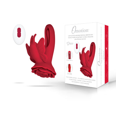 Omotion Grace Flickering Finger and Butterfly Clitoral Stimulator