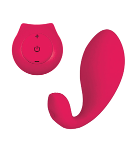 Dazzle Wearable Dual Vibrator With Remote Cerise Dazzle Wearable Dual Vibrator With Remote Cerise