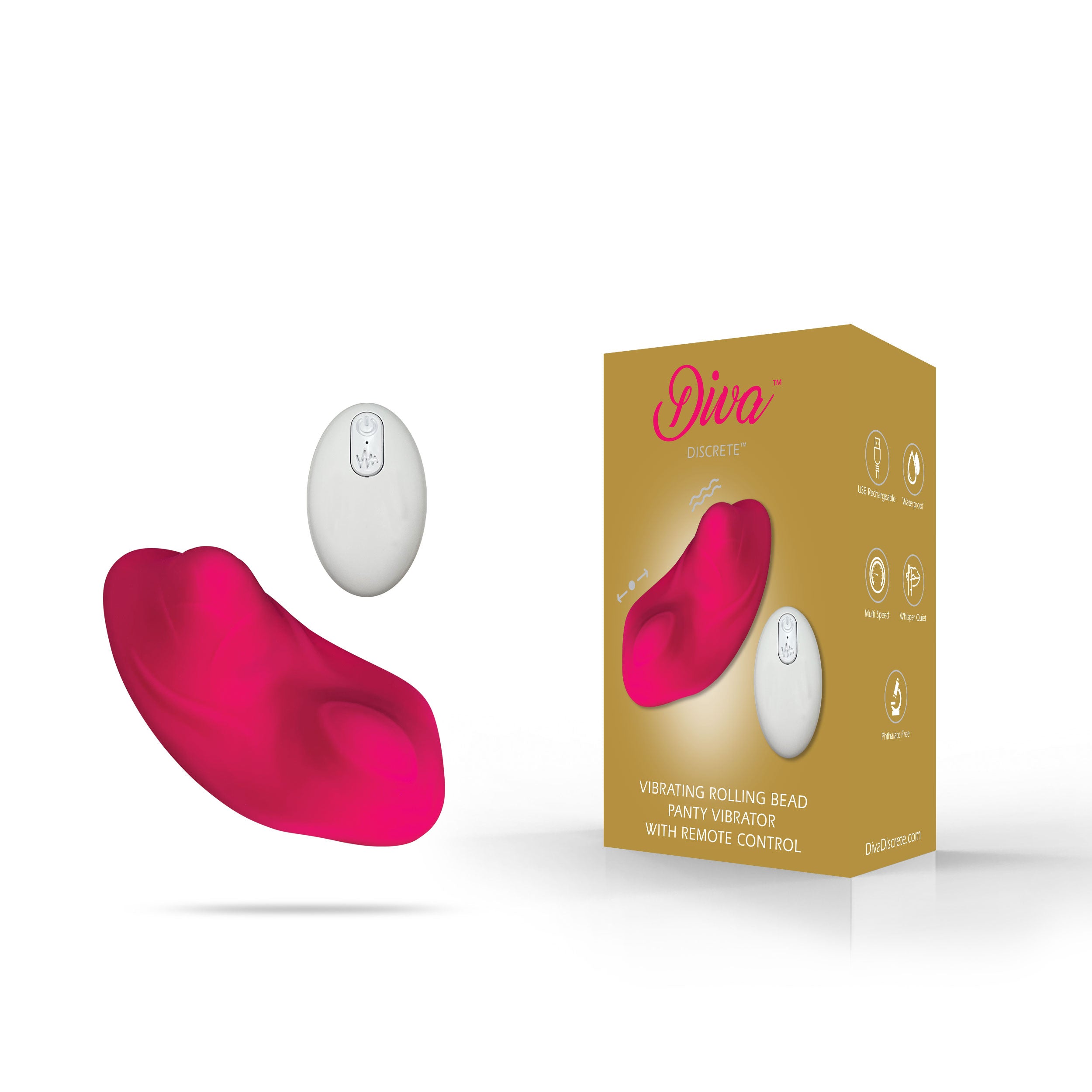 DIVA DISCRETE ROLLING PANTY VIBE DIVA DISCRETE ROLLING PANTY VIBE