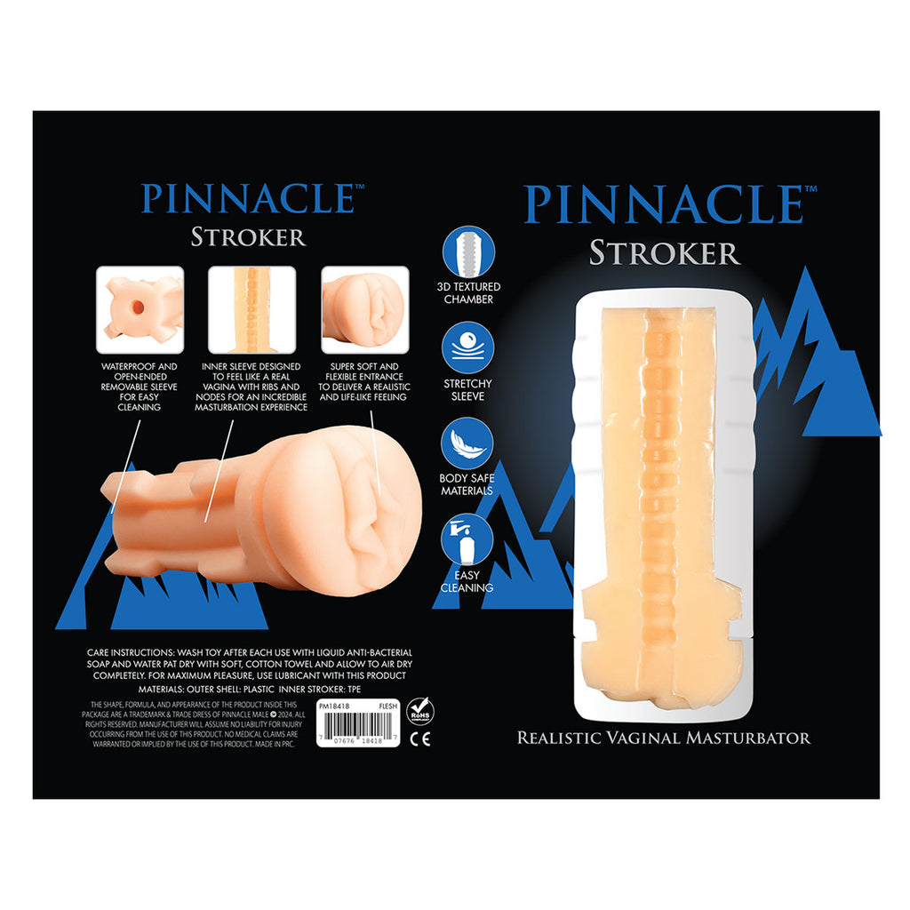 Pinnacle Realistic Vaginal Masturbator Stroker in Light