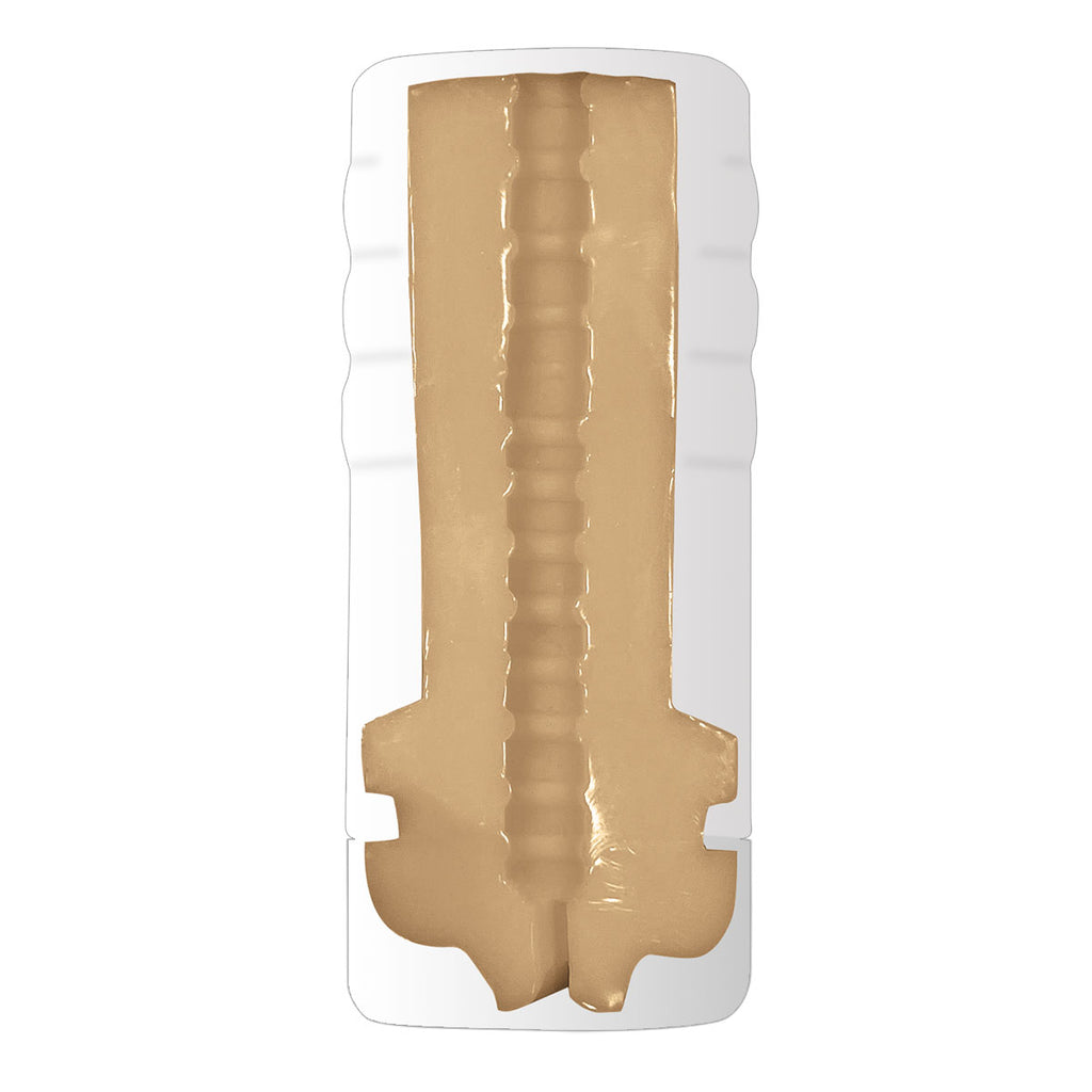 Pinnacle Realistic Blowjob Masturbator Stroker in Brown