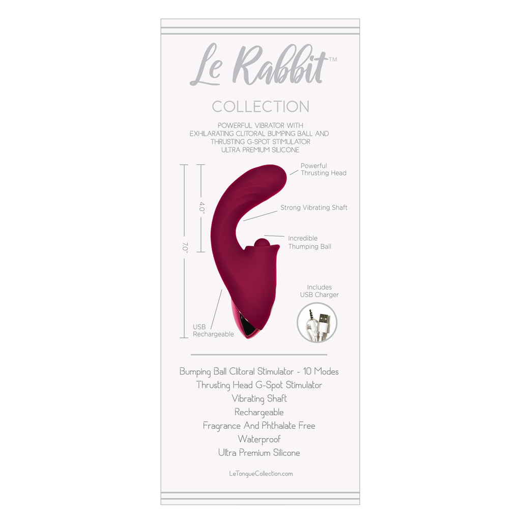 Claque Bumping Clitoral Ball and Thrusting G-Spot Vibrator