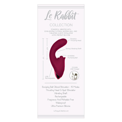 Claque Bumping Clitoral Ball and Thrusting G-Spot Vibrator