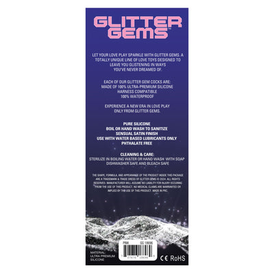 Pink Glitter Gems 7