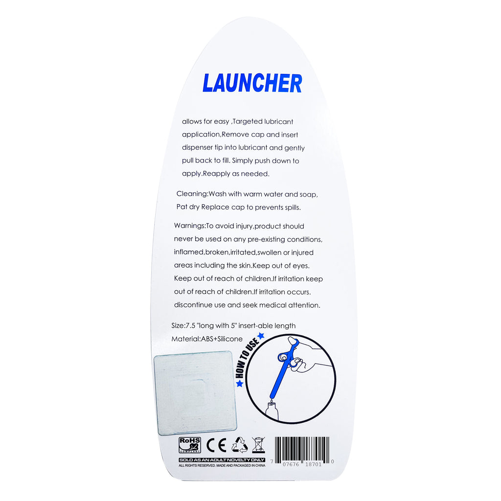 XL Lube Launcher by Fetish Pleasure Play in Blue