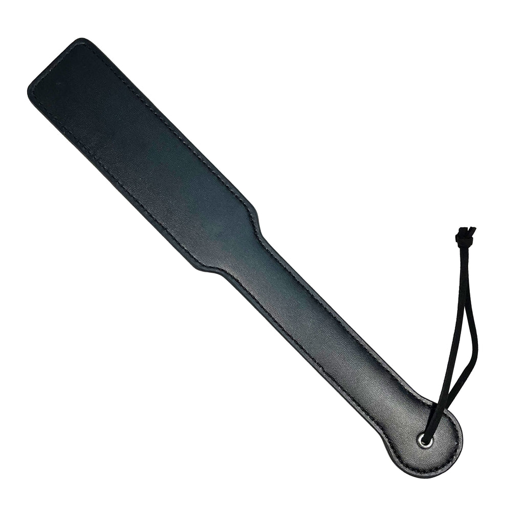Medium Length Smooth Paddle by Fetish Pleasure Play in Black