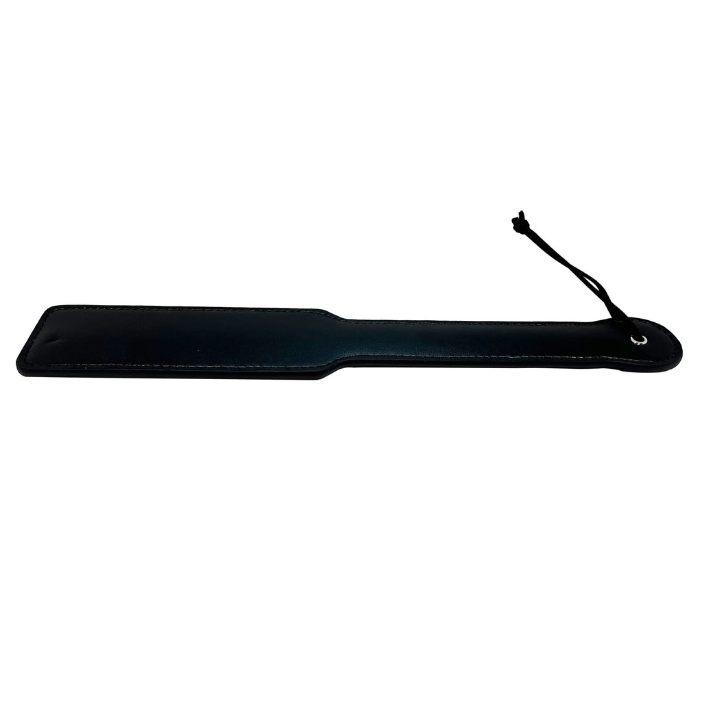 Medium Length Smooth Paddle by Fetish Pleasure Play in Black