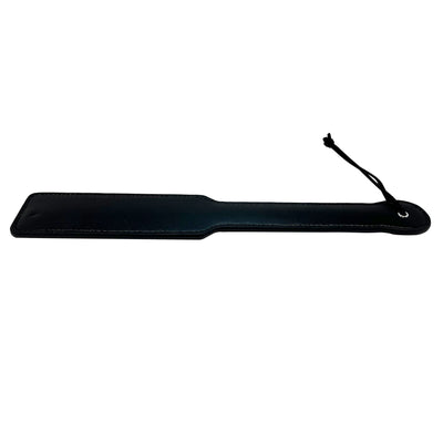 Medium Length Smooth Paddle by Fetish Pleasure Play in Black