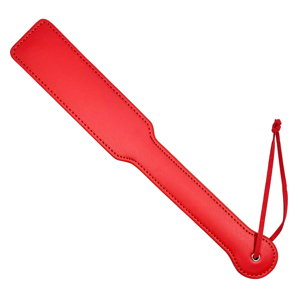 Medium Length Red Spanking Paddle by Fetish Pleasure Play