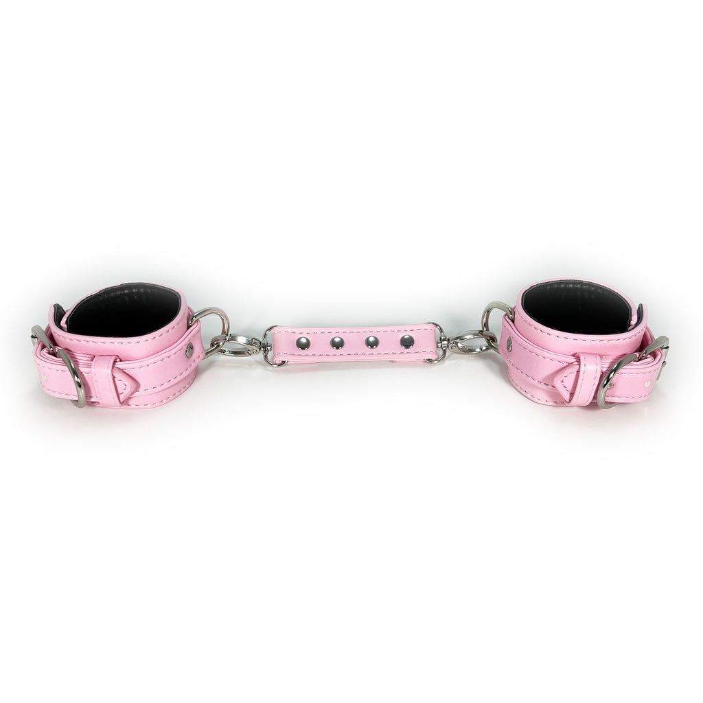 Pink Wrist Cuffs by Fetish Pleasure Play