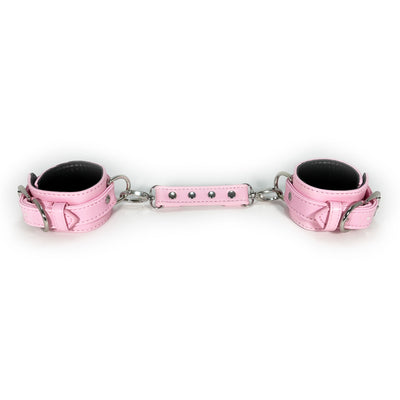 Pink Wrist Cuffs by Fetish Pleasure Play