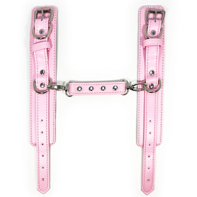 Pink Wrist Cuffs by Fetish Pleasure Play