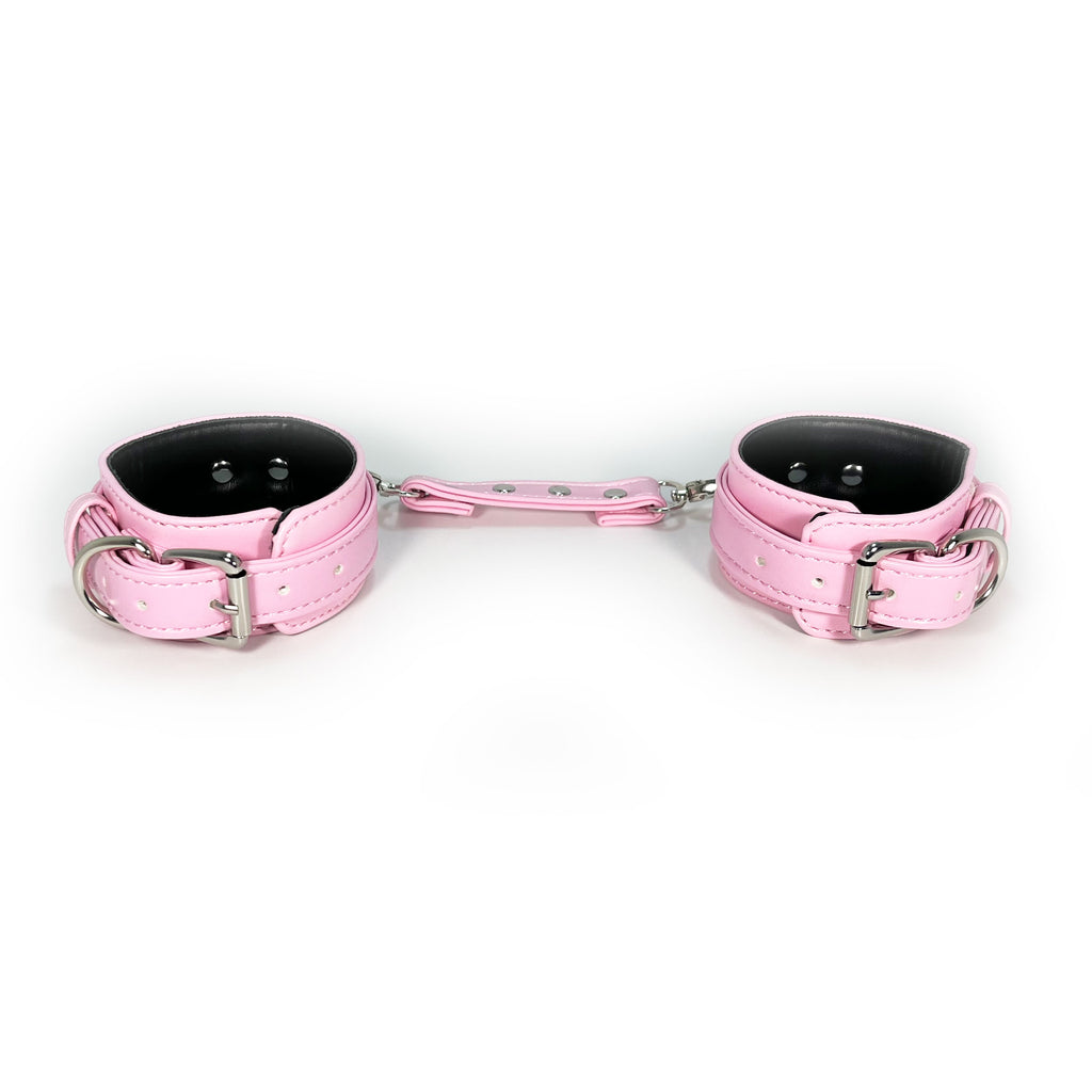 Pink Ankle Cuffs by Fetish Pleasure Play