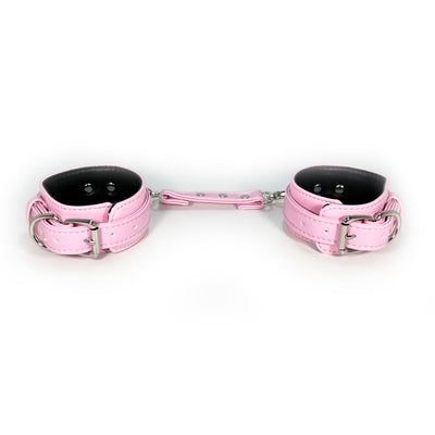 Pink Ankle Cuffs by Fetish Pleasure Play