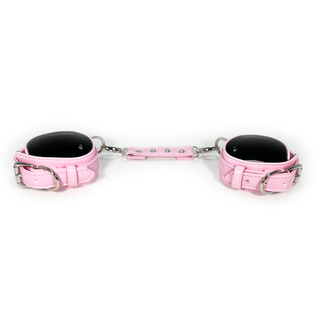 Pink Ankle Cuffs by Fetish Pleasure Play