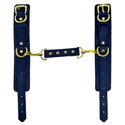 Blue Wrist Cuffs by Fetish Pleasure Play