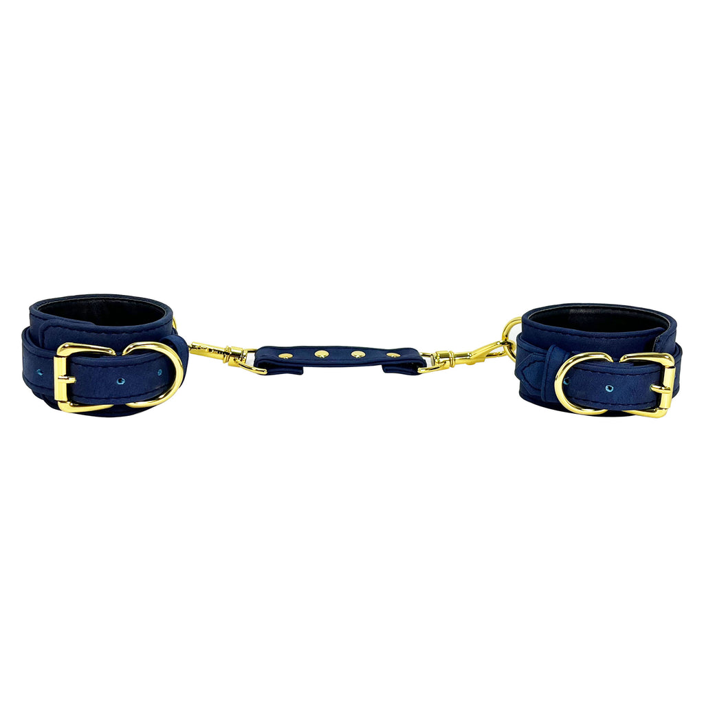 Blue Ankle Cuffs by Fetish Pleasure Play