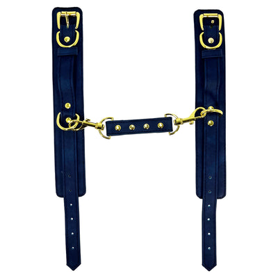 Blue Ankle Cuffs by Fetish Pleasure Play
