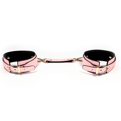 Pink Glow in the Dark Ankle Cuffs by Fetish Pleasure Play